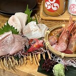 地酒と道産食材 一笑 - お刺身