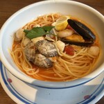 ジョリーパスタ - 料理写真:「辛口トマトスープパスタ」