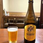 うなぎの新甫 - まずはビール