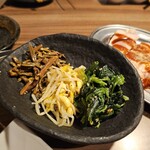 たれ焼肉・ホルモン・にくなべ たまや肉店 - ナムル盛り合わせ