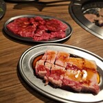 たれ焼肉・ホルモン・にくなべ たまや肉店 - ポルチーニ醤油角切りカルビ／ロース