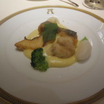 アピシウス - 白子と鮮魚のパナッシュ　フリット　ライム風味のオランディーソース