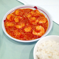 後楽園飯店 - エビチリソースランチ（平日限定）¥1,080