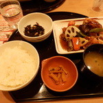 Gasuto - 鶏黒酢あん和膳　￥７９９税抜き