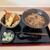 ゆで太郎 - 料理写真:ミニのり弁（アジフライ）セット（この日の「得ランチ」でした）