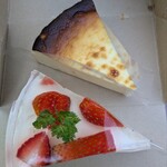 CHEESECAKE CLUB - バスクチーズケーキ、苺のレアチーズケーキ