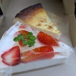 CHEESECAKE CLUB - バスクチーズケーキ、苺のレアチーズケーキ
