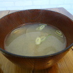 パタタ食堂 - アサリの味噌汁