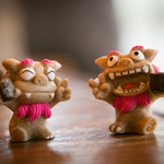 沖縄居酒屋 香の帆 - ちびシーサー達もお待ちしております。