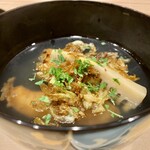 はらまさ - 〔炊物〕ふかひれ うなぎ 筍 蕗の薹
