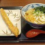丸亀製麺 - 料理写真:冷かけうどん、ごぼう天