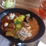 アキバ盛りカレー（ランチセット）