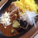 カリガリ - ジャパニーズカレー1＋ナス、チーズ