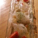 俺の魚を食ってみろ!! - (2015/3/11) サービスの蛸のカルパッチョ