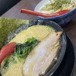 横浜家系ラーメン 龍馬家 - 料理写真:特製ネギチャ丼セットです。