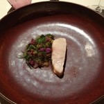 ライラ - 真鯛、サザエ、紫カリフラワーのコンフィ