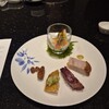龍天門 - 名物シェフが切り分けてくれた、三種のお肉です。