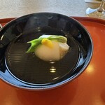 京都和久傳 - 桜エビの真薯　お出汁最高〜