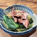 魚猫 - ホタルイカの辛子酢味噌和え