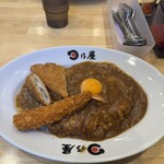 日乃屋カレー - フィッシュフライ　エビフライ