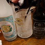 豚小家 - 201503キンミヤのシャリキンボトル ＋ホッピー：３冷ホッピー（シャリキンホッピー）