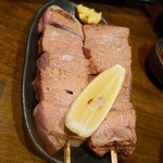 豚小家 - 201503ればー塩若焼き￥80 ×2