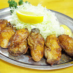 とんかつ 万平 - カキバター定食(1750円)