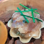 プルス ウルトラ - 「鰤カマとマグロのタルタル」