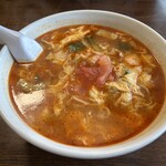 馬鹿旨 - サンラートマトラーメン