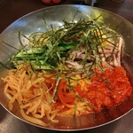来来亭 - 料理写真:冷麺+トッピング