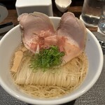 麺屋 BONEZ - 出汁そば（塩）+チャーシュー1枚トッピング