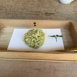 万 - そら豆のきんとん