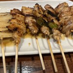 やきとり 大吉 - 料理写真:み、ねっく、ねぎま、玉ねぎ