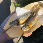 丹一 - 料理写真:鮎の塩焼き(2尾)/950