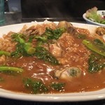 菜の花と牡蠣のカレー