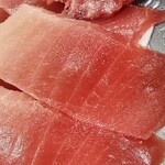 鈴木水産 - 料理写真:天然メバチマグロ。