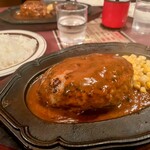 カウボーイ - 料理写真:ハンバーグステーキ　450g