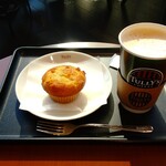 タリーズコーヒー 大阪梅田ツインタワーズ・サウス店 - ロイヤルミルクティー＆アールグレイのマフィン