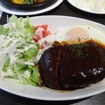 イタリアントマト カフェ - 料理写真:もりもりロコモコ丼通常880円