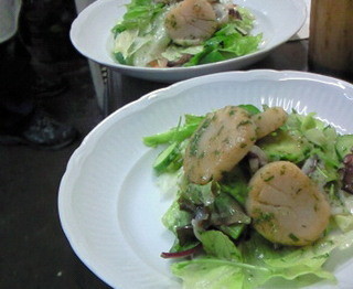 Shirakawa tei - たいら貝のサラダ