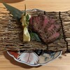 虎三治 - 厚切り牛タンの炙り焼き