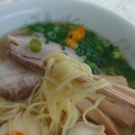 ラーメン河 - 麺リフト～(／▽＼)♪