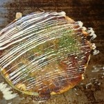 こて福 - モダン焼きミックス（大盛り）マヨネーズはセルフ