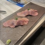焼肉 但馬屋 - 特選霜降り炙り　1180円