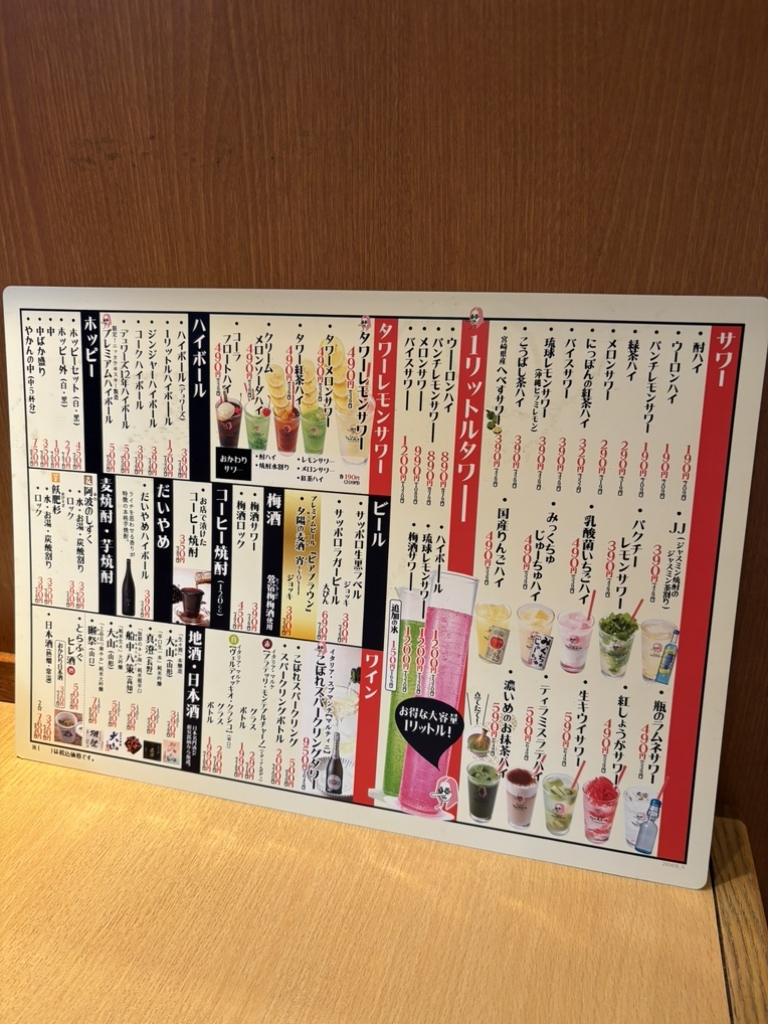 メニュー写真 : 大衆食堂 てんぐ大ホール 曽根崎お初天神通り店