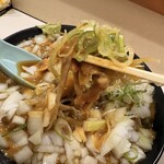 麺処 盛盛 - 生蕎麦冷やしカレー　実食へ　N o.2 ズーム