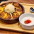 オリーブの丘 - 料理写真:釜焼きパン・プディング～バニラジェラートのせ～