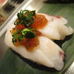 Uogashi Nihonichi Tachigui Sushi - 生蛸＠100円/カン