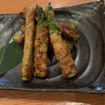 恵比寿 いっちょかみ - アスパラの肉巻き¥858