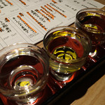 sakefanzokkon - 飲み比べセット